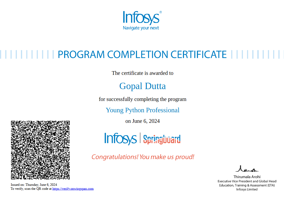 Young Python Professional Certificate Preview
